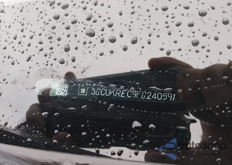 2015 Chevrolet Silverado 1500 1Lt from USA, damaged, VIN 3GCUKREC9FG240591